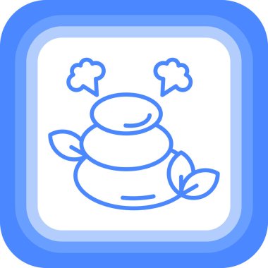 Yemek. Web simgesi basit illüstrasyon