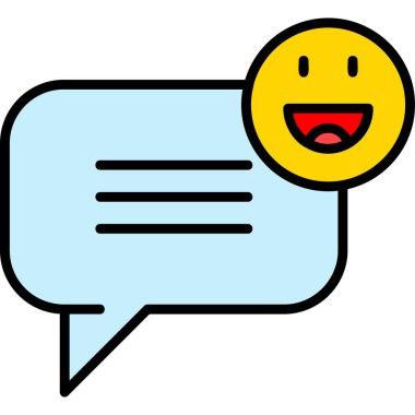 Konuş. Web simgesi basit tasarım