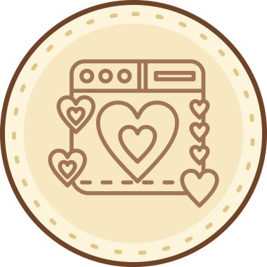 Çikolatalı kek kutsal kişilerin resmi, vektör çizim