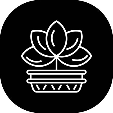 Vektör Çiçeği Simgesi illüstrasyonu