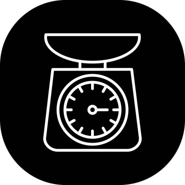 Seo modern simgesi, saat ve seo 'nun vektör illüstrasyonu