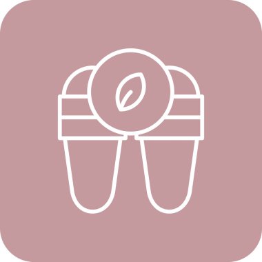 cupcake simgesi, vektör illüstrasyonu