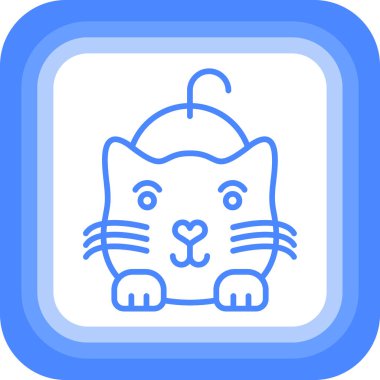 hayvan simgesi vektör illüstrasyonu