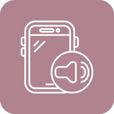 Akıllı telefon. Web simgesi basit illüstrasyon