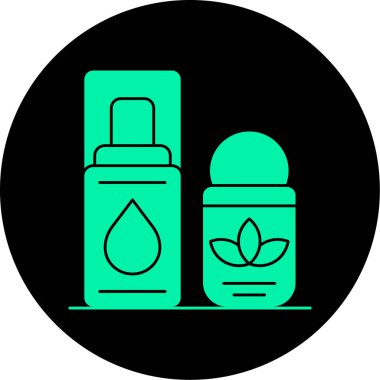 Kozmetik simgesi, vektör illüstrasyonu