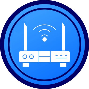 wifi simgesi, vektör illüstrasyonu basit tasarım