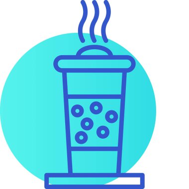 Kahve içeceğim. Basit resimleme