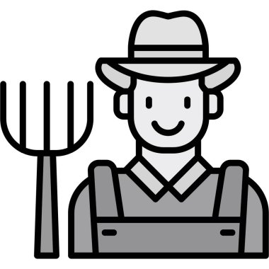 Çiftçi çiftçi ikonu
