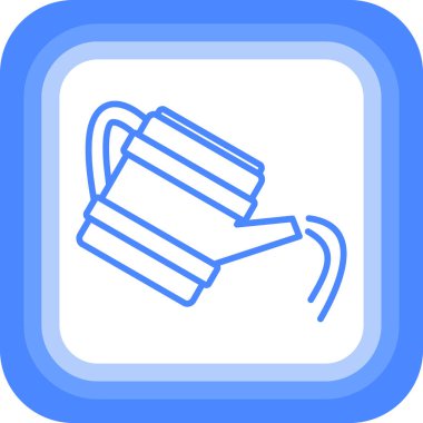 kablo kutusu simgesi, basit vektör illüstrasyonu