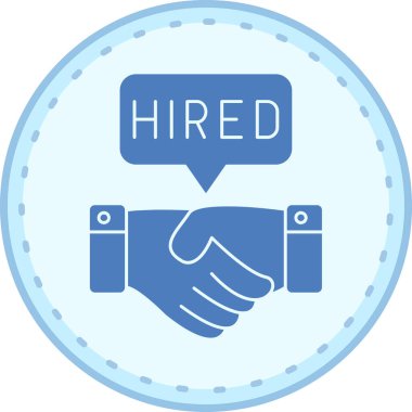 El sıkışma simgesi vektör illüstrasyonu