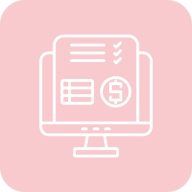 seo modern simgesinin vektör illüstrasyonu