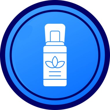 esrar şişe ikonu vektör illüstrasyonu