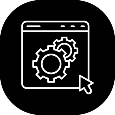 seo modern simgesinin vektör illüstrasyonu