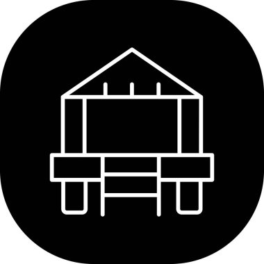 Modern b 'nin vektör illüstrasyonu eksik simgesi