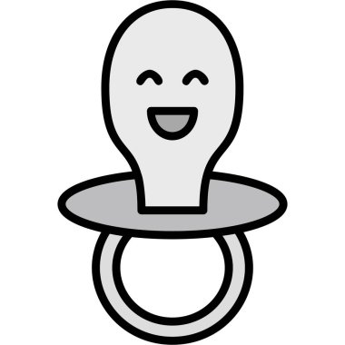 bebek duş simgesi tasarımı, düzenlenebilir vektör