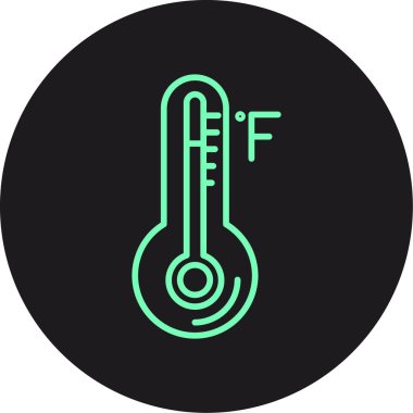 vektör termometre simgesi çizimi