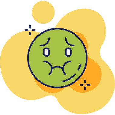 emoji yüz simgesi simgesi - özet biçimi