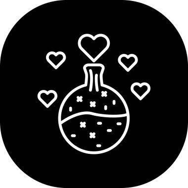 Aşk simgesi vektör illüstrasyonu