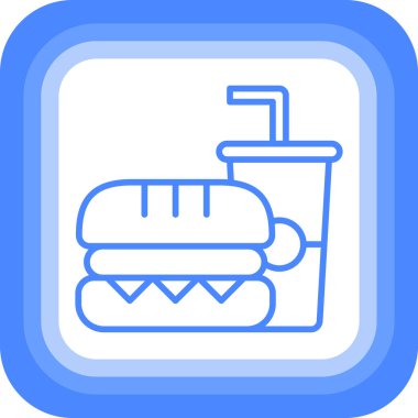 Hamburger simgesinin gösterimi