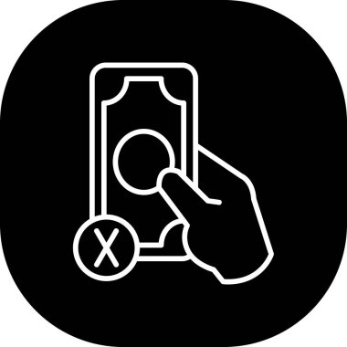 Modern b 'nin vektör illüstrasyonunda sigara ikonu yok