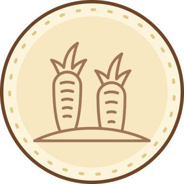 Çizgi film bitkisinin vektör çizimi