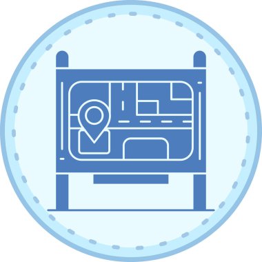 Televizyon. Web simgesi basit illüstrasyon