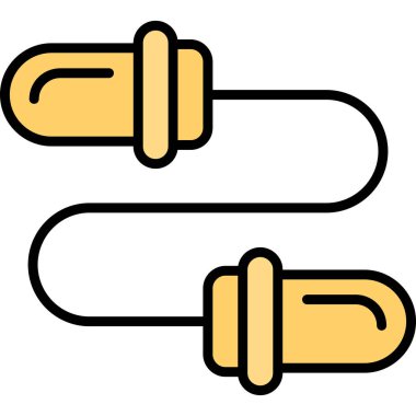 halat ekipman simgesi doldurulmuş dış hat biçimi