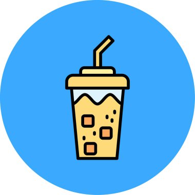 içki ikonu vektör illüstrasyonu