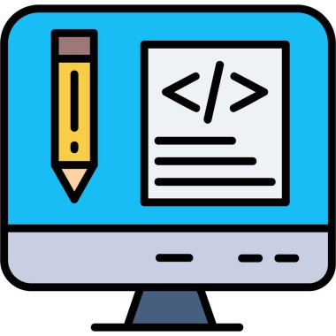 Web geliştirme programlama simgesi