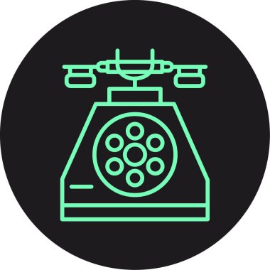 vektör telefon simgesi çizimi