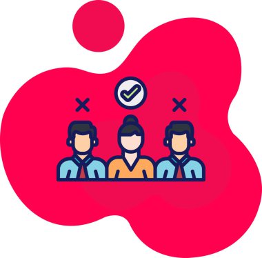 Düz biçimli müşteri arama merkezi simgesi