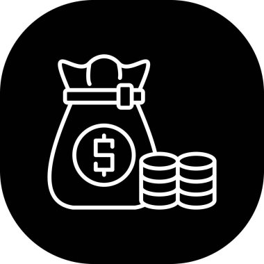 Projeniz için vektör para simgesi