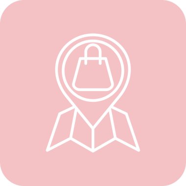 Çanta. Web simgesi basit illüstrasyon