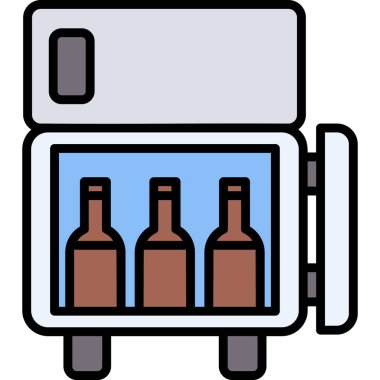 bira kutusu simgesi, vektör illüstrasyonu