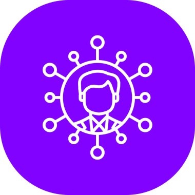 Bir simgenin vektör illüstrasyonu