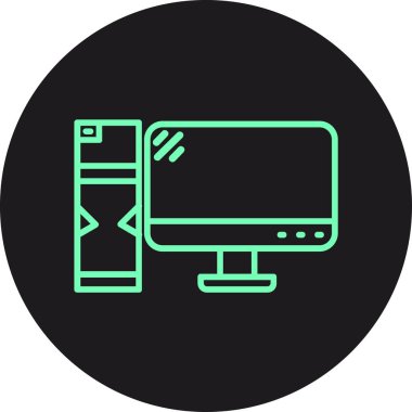 vektör bilgisayar simgesi illüstrasyonu