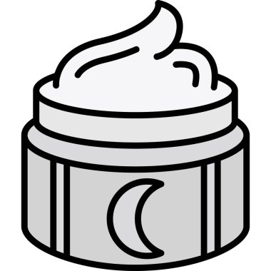 Krem simgesi, anahat stili