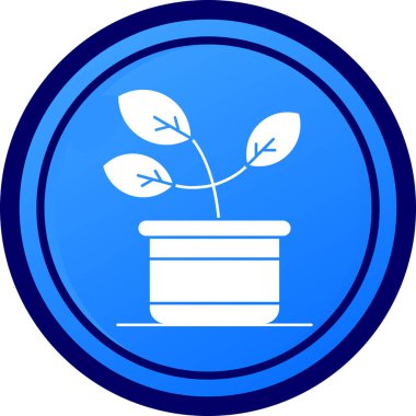 çiçek simgesi, basit vektör illüstrasyonu