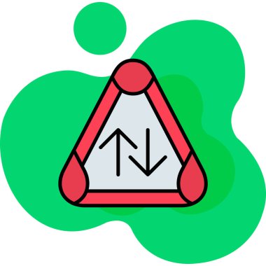 ok konumu haritası simgesi - taslak biçimi