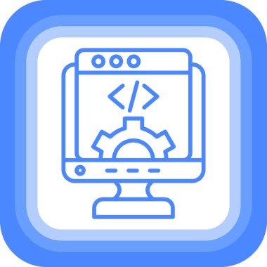 Web simgesi vektör illüstrasyonu