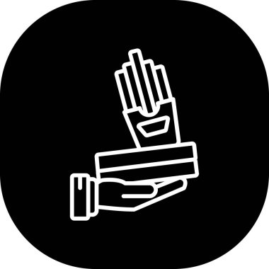 Bir insan simgesinin vektör illüstrasyonu