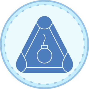 Modern bir simgenin vektör illüstrasyonu