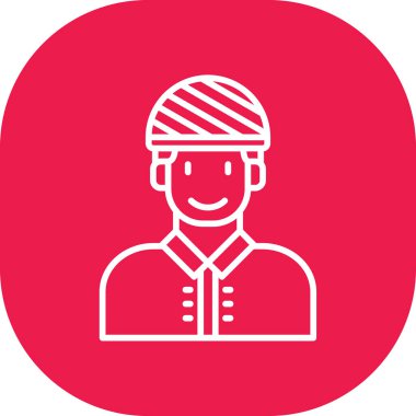 Bir insan simgesinin vektör illüstrasyonu