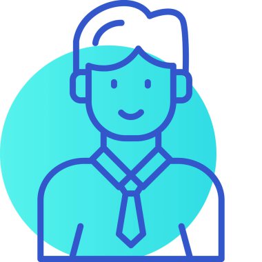 avatar. Web simgesi basit illüstrasyon