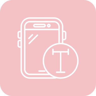 cep telefonu vektör simgesi modern basit vektör çizimi