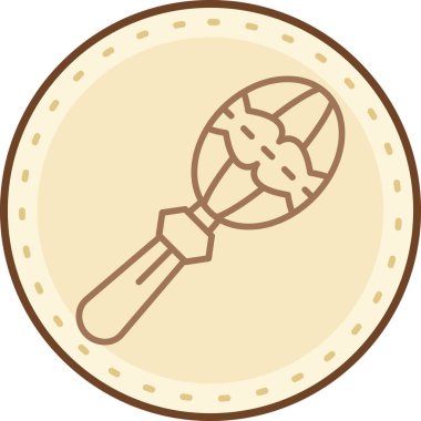 Çizgi film simgesinin vektör çizimi