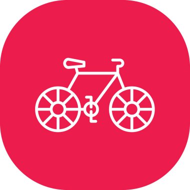 bisiklet ikonu vektör illüstrasyonu