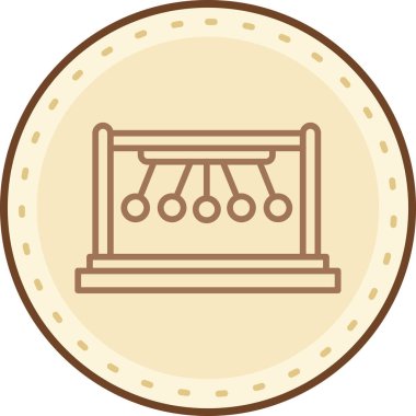 Modern bir simgenin vektör illüstrasyonu