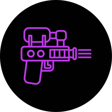 Silah simgesinin vektör illüstrasyonu