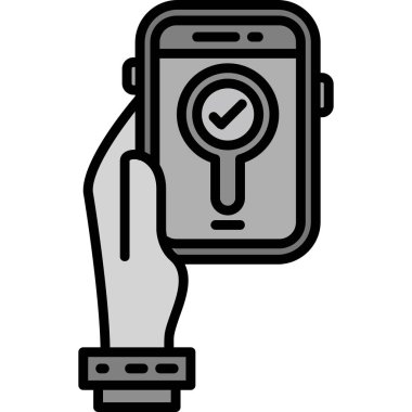 akıllı saat simge vektör illüstrasyonu